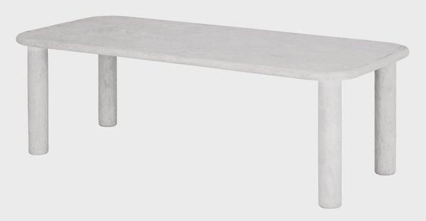 DTP Home Eettafel 'Clio' Mortex, 230 x 100cm, kleur Chalk
