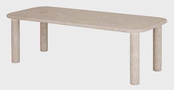 DTP Home Eettafel 'Clio' Mortex, 230 x 100cm, kleur Zand