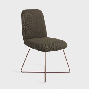 Jesper Home Eetkamerstoel 'Taiwa' Cross Rose, kleur Jungle Jewel