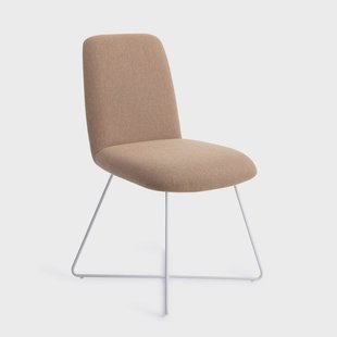 Jesper Home Eetkamerstoel 'Taiwa' Cross White, kleur Whisper Wheat