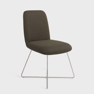 Jesper Home Eetkamerstoel 'Taiwa' Cross Steel, kleur Jungle Jewel