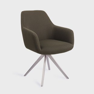 Jesper Home Eetkamerstoel 'Hiroo' Draaibaar, Turn Steel, kleur Jungle Jewel