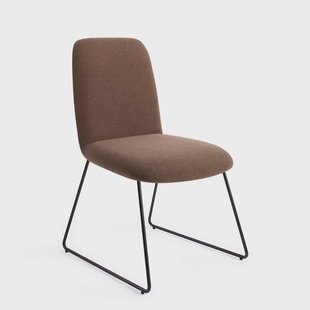 Jesper Home Eetkamerstoel 'Taiwa' Slide Black, kleur Rustic Rye