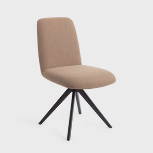 Jesper Home Eetkamerstoel 'Taiwa' Draaibaar, Turn Black, kleur Whisper Wheat