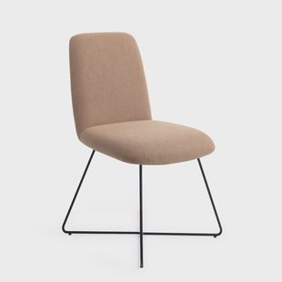 Jesper Home Eetkamerstoel 'Taiwa' Cross Black, kleur Whisper Wheat