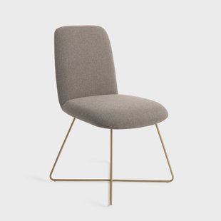 Jesper Home Eetkamerstoel 'Taiwa' Cross Gold, kleur Foggy Fusion