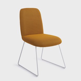 Jesper Home Eetkamerstoel 'Taiwa' Slide White, kleur Groovy Garam