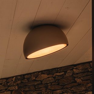 Vibia Duo 4876 schuine LED plafondlamp, crème