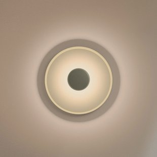 Vibia Top LED wandlamp Ø 40 cm groen L1