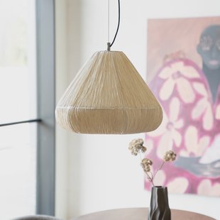 By-Boo Hanglamp 'Lokta' Handgeschept papier, 49cm