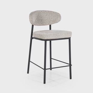 By-Boo Barkruk 'Jari' kleur Beige (zithoogte 66cm)