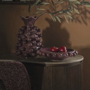 By-Boo Schaal 'Viro' 35cm, kleur Burgundy