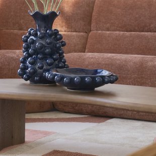 By-Boo Schaal 'Viro' 35cm, kleur Blauw