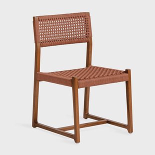 Jesper Home Tuinstoel 'Kuwana' Amber Teakhout, kleur Cinnamon