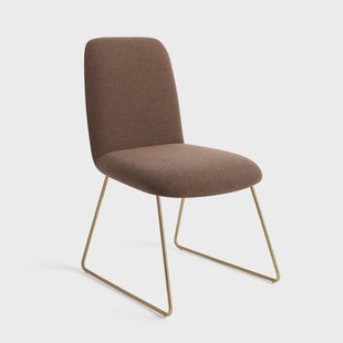 Jesper Home Eetkamerstoel 'Taiwa' Slide Gold, kleur Rustic Rye