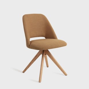Jesper Home Eetkamerstoel 'Sasue' Draaibaar, Revolve Oak Natural, kleur Oh My Ochre