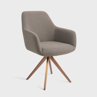 Jesper Home Eetkamerstoel 'Hiroo' Draaibaar, Turn Rose, kleur Foggy Fusion