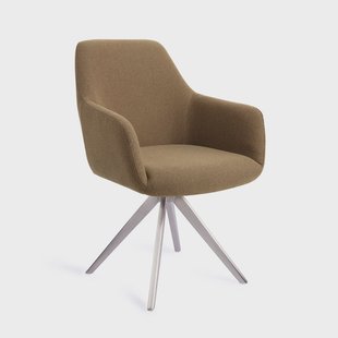 Jesper Home Eetkamerstoel 'Hiroo' Draaibaar, Turn Steel, kleur Willow