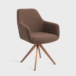 Jesper Home Eetkamerstoel 'Hiroo' Draaibaar, Turn Rose, kleur Rustic Rye