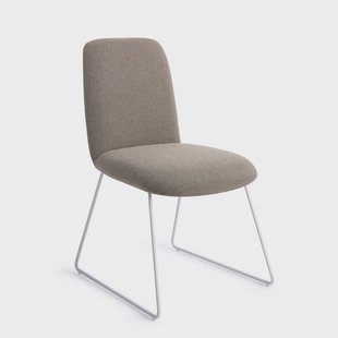 Jesper Home Eetkamerstoel 'Taiwa' Slide White, kleur Foggy Fusion