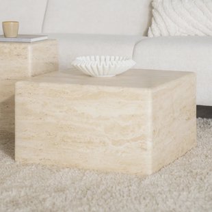 Eleonora Salontafel 'Donta' Travertin, 60 x 60cm
