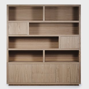 Eleonora Opbergkast 'Helsinki' Eiken, 220 x 200cm, kleur Lichtbruin