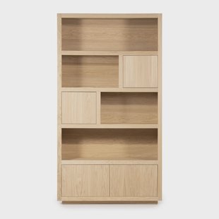 Eleonora Opbergkast 'Helsinki' Eiken, 220 x 120cm, kleur Naturel