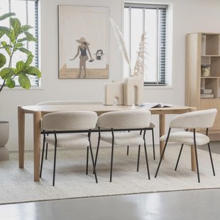 Eleonora Deens Ovale Eettafel 'Selbu' Eiken, 200 x 100cm