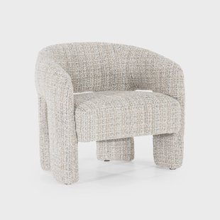 Eleonora Fauteuil 'Hamilton' Grove Bouclé, kleur Taupe