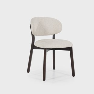 Eleonora Eetkamerstoel 'Mikky' kleur Beige/Bruin