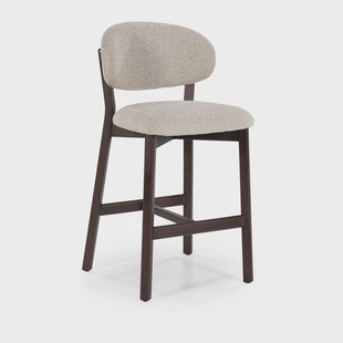 Eleonora Barstoel 'Mikky' kleur Taupe/Bruin (zithoogte 69cm)