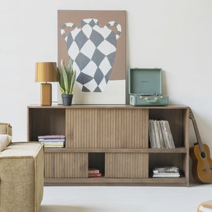 Eleonora Dressoir 'Milo' Eiken, 180cm, kleur Bruin