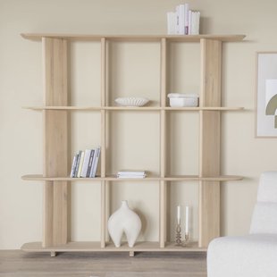 Eleonora Wandkast 'Ty' Eiken, 180 x 180cm, kleur Naturel