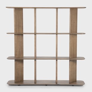 Eleonora Wandkast 'Ty' Eiken, 180 x 180cm, kleur Bruin