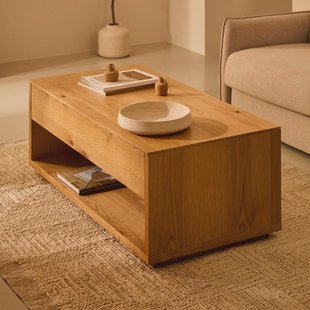 Kave Home Salontafel 'Alguema' Eiken, 120 x 60cm