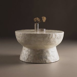 Nohr Ronde Salontafel 'Leeann' Capiz, 70cm