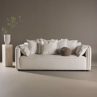 Nohr 3-zits Bank 'Errin' Velvet, kleur Beige