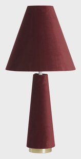 Light & Living Tafellamp 'Devia' Velvet, kleur Bordeaux