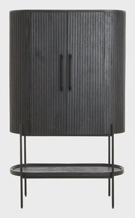 Light & Living Opbergkast 'Dumosi' Mangohout, 165 x 100cm, kleur Mat Zwart