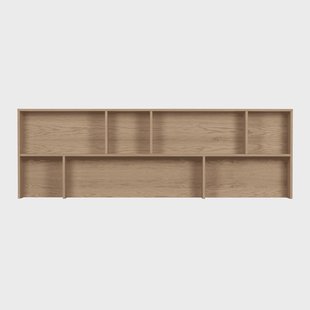 WOOOD Opzetkast 'New Gravure' t.b.v. Dressoir 'New Gravure' Eikenhout, kleur Naturel