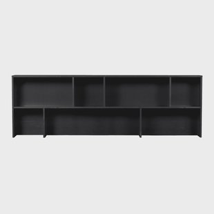 WOOOD Opzetkast 'New Gravure' t.b.v. Dressoir 'New Gravure', Grenen, kleur Zwart