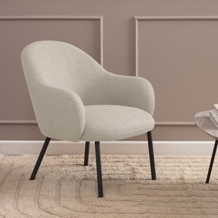 Bendt Fauteuil 'Jacquilyn' Structuurstof, kleur Beige