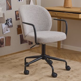 Bendt Bureaustoel 'Alba' Bouclé, kleur Beige