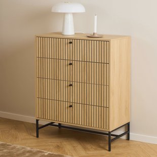 Bendt Ladekast 'Davon' Eikenlook, Met 4 laden