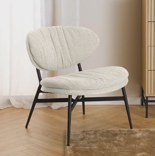 Bendt Fauteuil 'Angelia' Chenille, kleur Beige