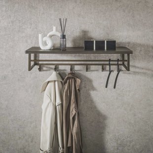 LifestyleFurn Kapstok 'Dishon' Antiek Brass, Met 6 haken