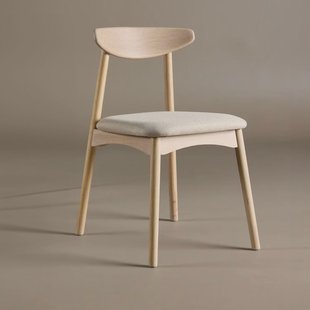 Nohr Eetkamerstoel 'Keneta' Eiken, kleur Beige/Whitewash