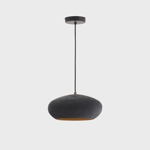 Kave Home Hanglamp 'Inda' Terracotta look, kleur Zwart
