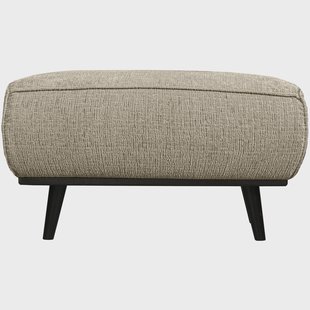 WOOOD Hocker 'Statement' Structure Velvet, kleur Wheatfield