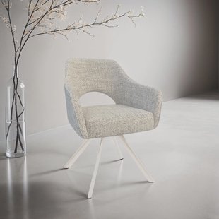 Livingfurn Draaibare Eetkamerstoel 'Helen' kleur Naturel